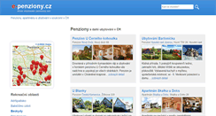 Desktop Screenshot of e-penziony.cz